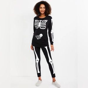 Skeleton Maternity Halloween Costume